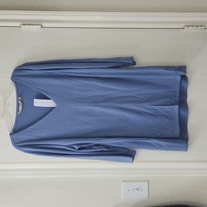 NWT Soft Surroundings Odelia Top in English Manor Blue.  Size XL (18)